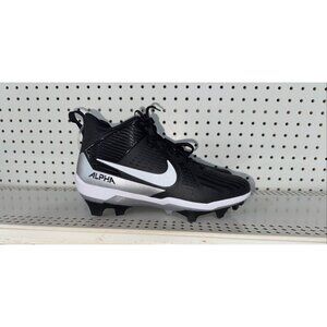 Nike Alpha Menace Strong Mens Football Lineman Cleats Size 8.5 Black Gray White